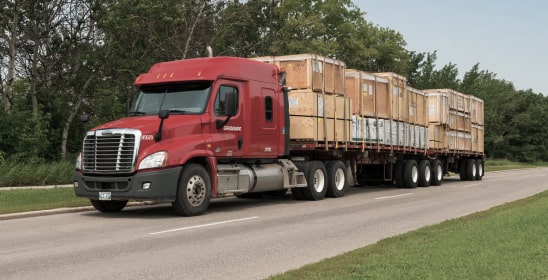 Loaded Truck of Gardewine - General Freight (LTL)